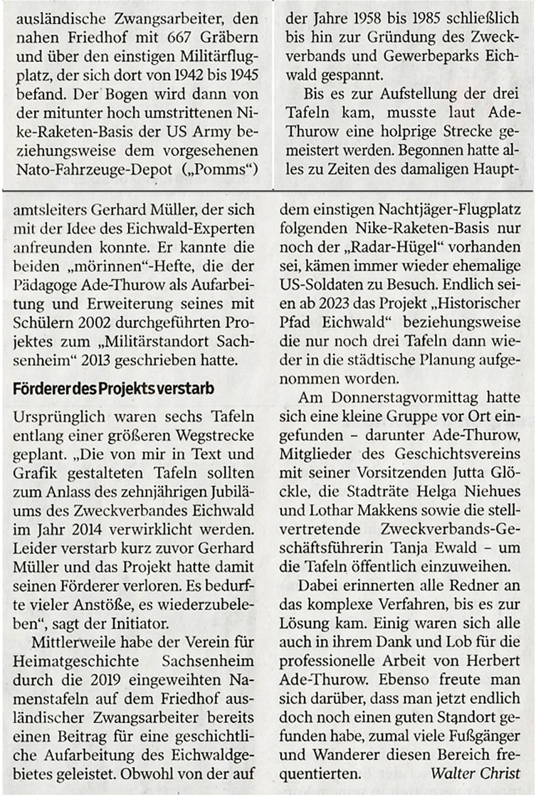 Eichwald Tafeln 2